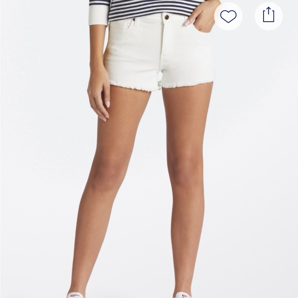 White Denim Women's Shorts